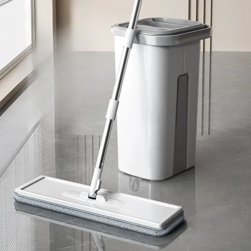 ATMDOGCN Mop With Bucket Set Wet Dry Magic Cleaning Tool For Floors