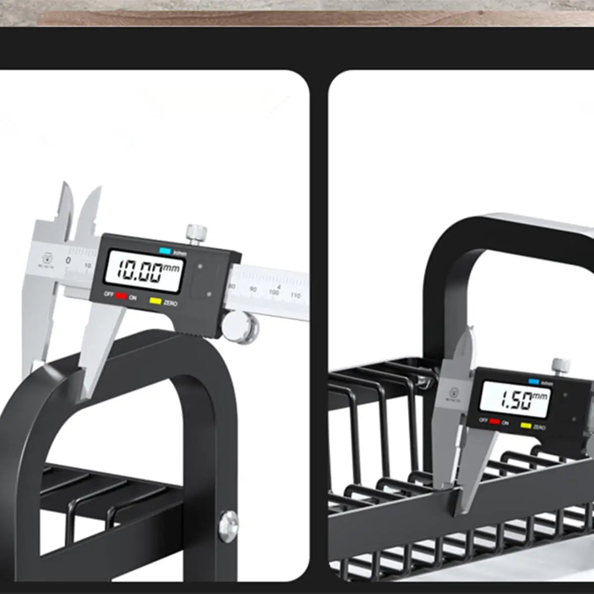 Three-Tier Space-Saving Kitchen Dish Rack For All Tableware