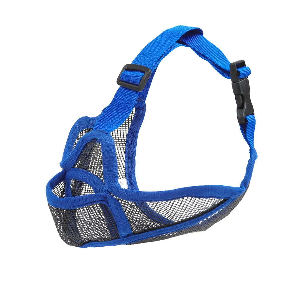 Dog Muzzle for Short Snouted Dogs Breathable Bark Control