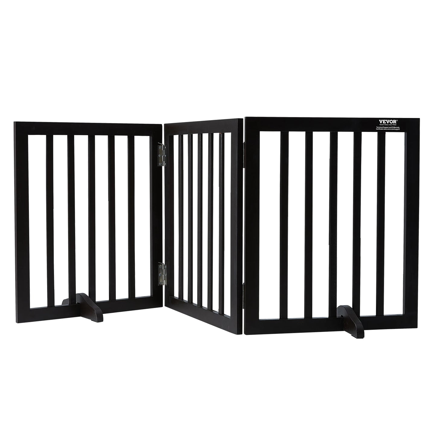 SucceBuy Freestanding Dog Gate For Narrow Passages