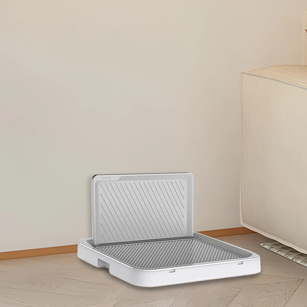 Alloet Indoor Dog Potty Tray With Pee Wall Pan Trainer