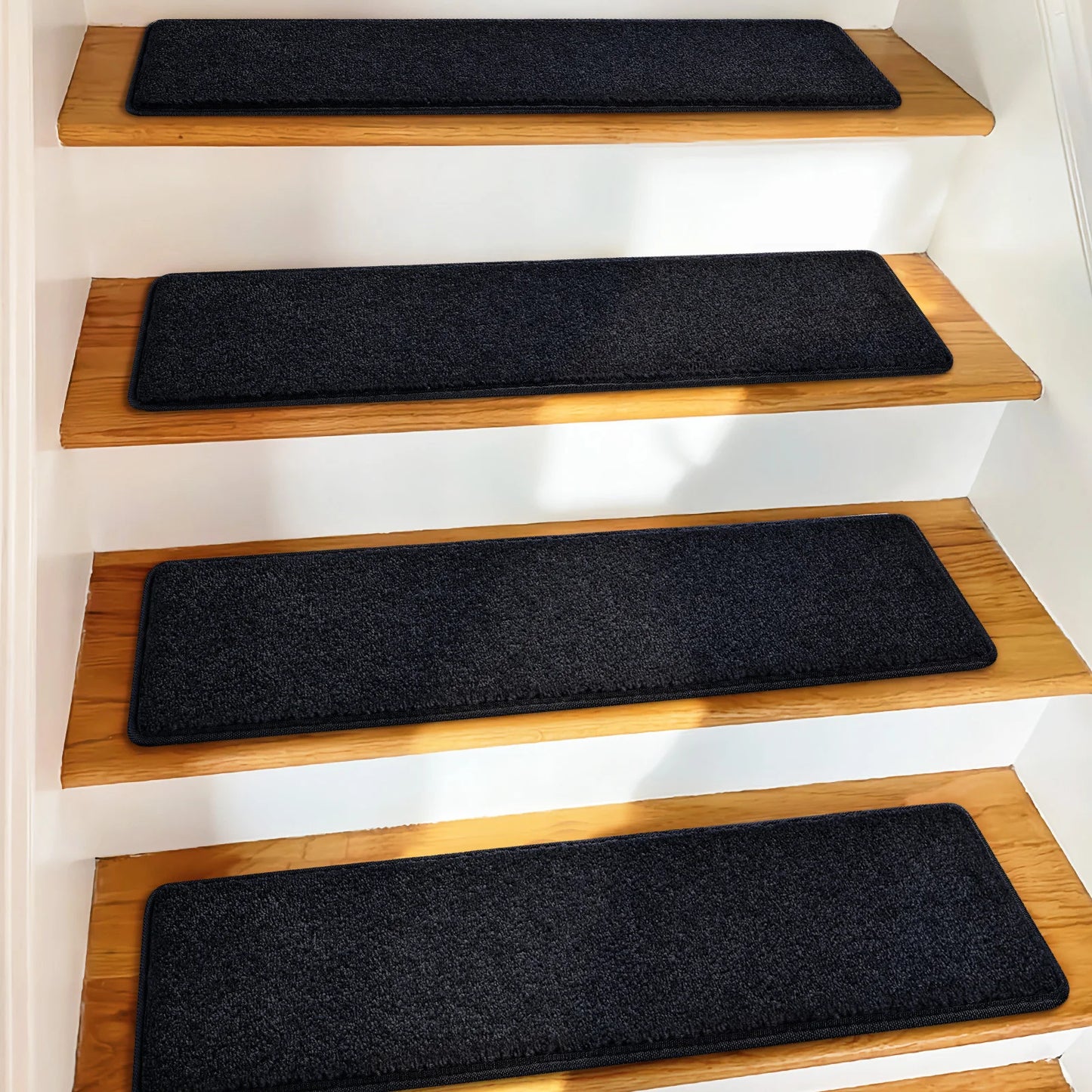 Non Slip Carpet Stair Treads Pet Friendly Indoor Protectors Washable