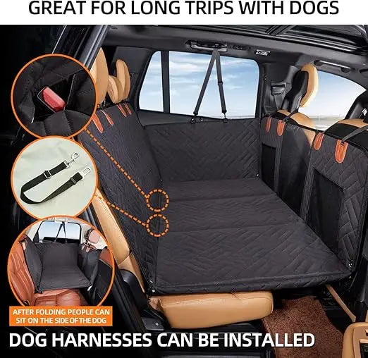 Back Seat Extender Dog Car Seat Cover Hammock For Travel