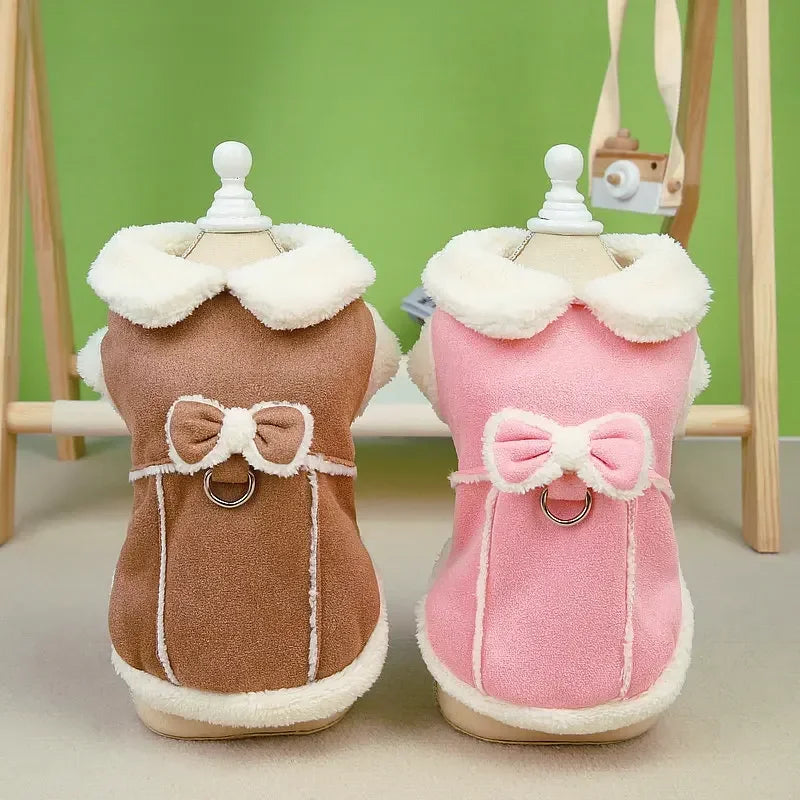 Winter Dog Cotton Jacket For Small Medium Dogs And Cats