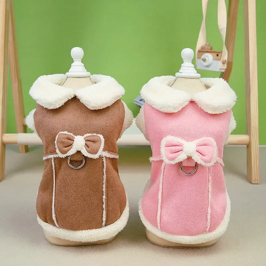 Winter Dog Cotton Jacket For Small Medium Dogs And Cats
