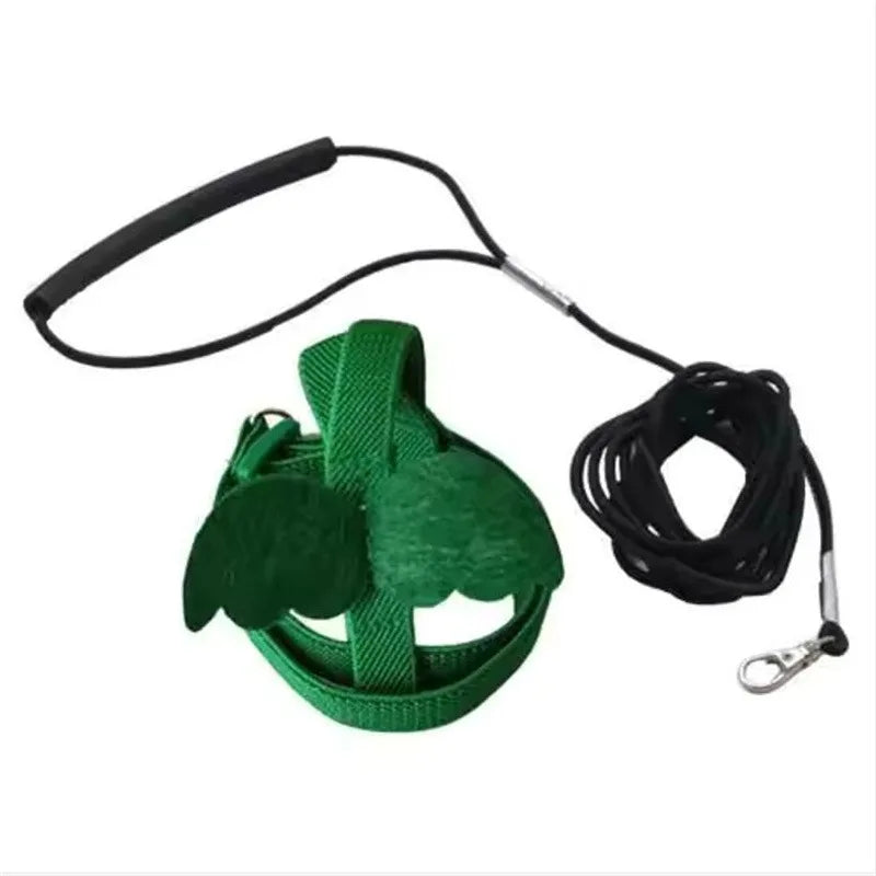 NONECN Parrot Harness and Leash Set Anti Bite Training Birds