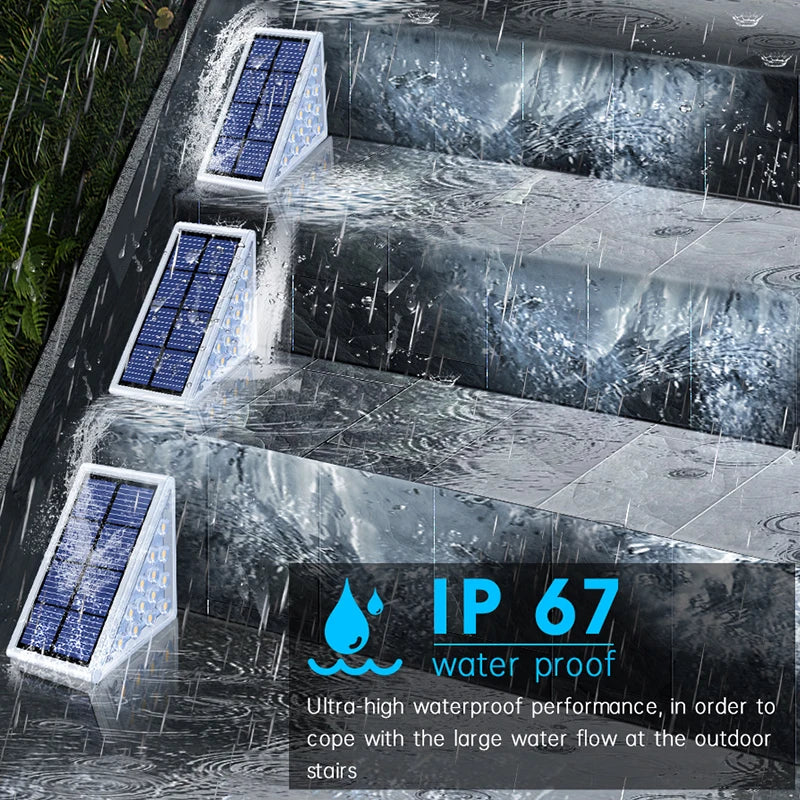 AMARYLLIS LED Solar Step Light Outdoor IP67 Garden Path