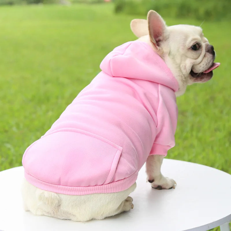NONECN Winter Hooded Dog Sweatshirt For Pets
