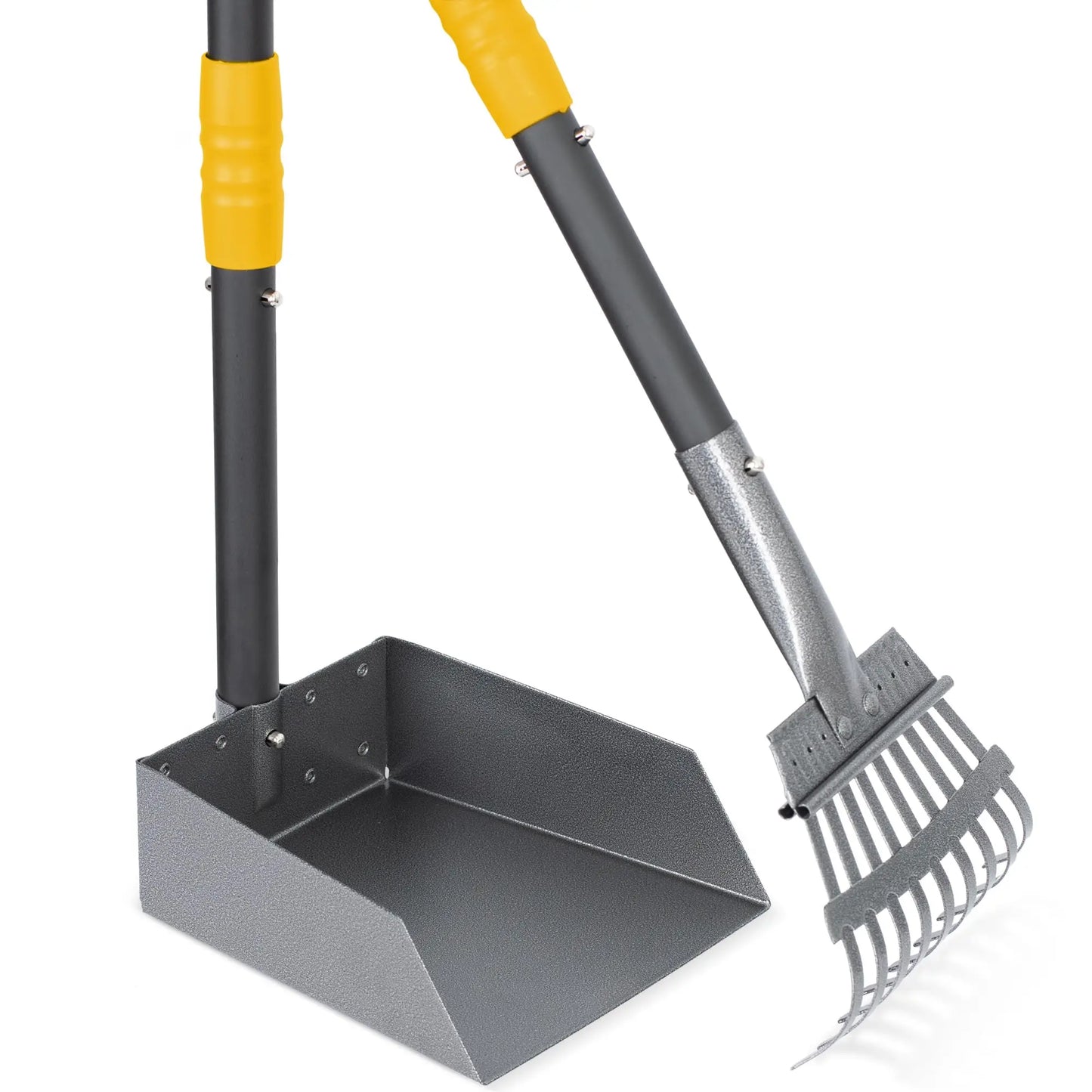 Pooper Scooper Set With Adjustable Stainless Handles