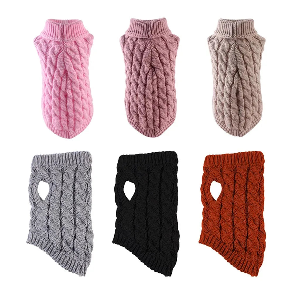 Dog Winter Sweater Knitwear For Pets Cozy Comfort