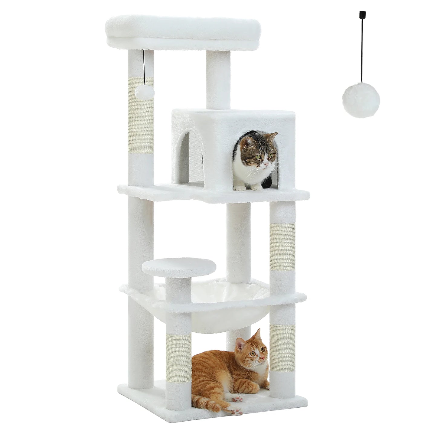 PETEPELA CN 5 Level Indoor Cat Tree With Metal Frame
