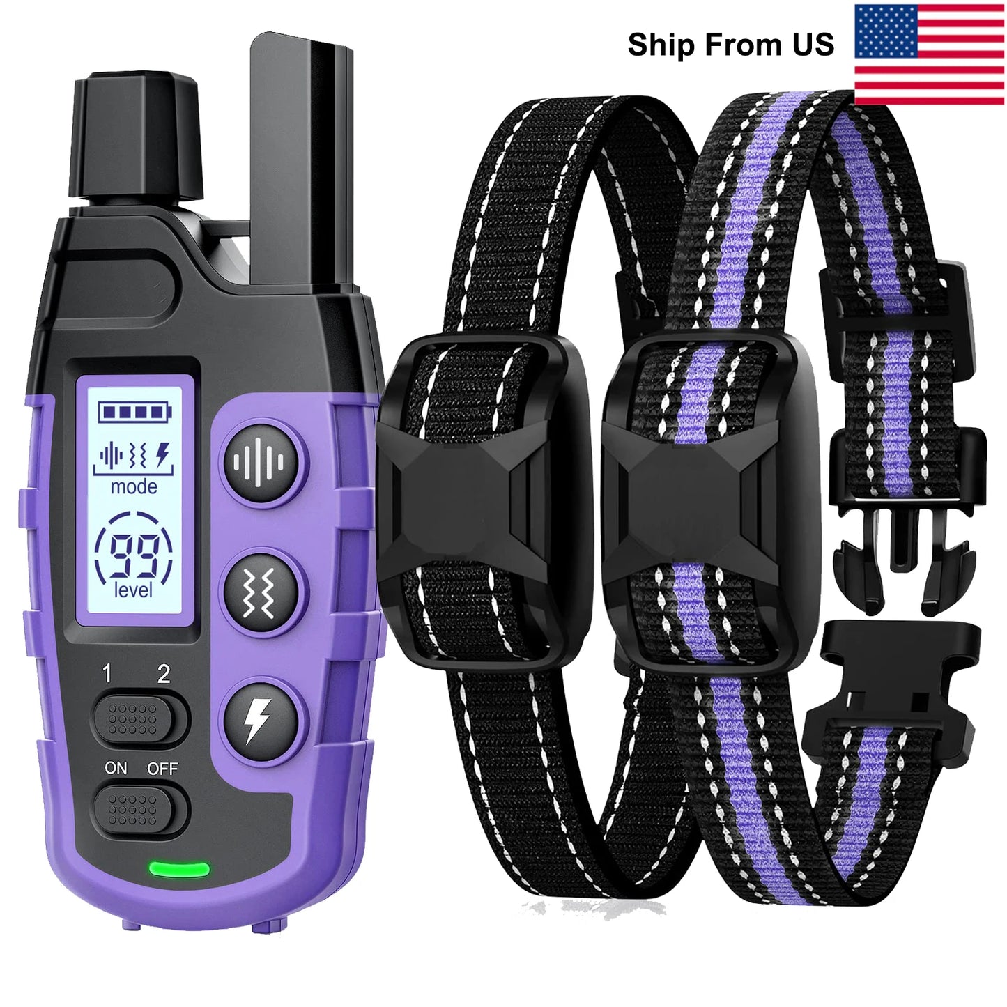 WXRPET 3300ft Electric Dog Training Collar With Remote Control