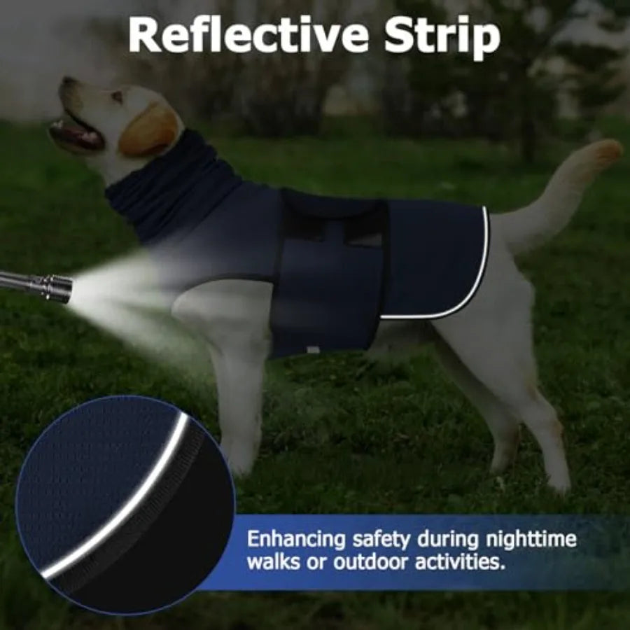 Dog Anxiety Vest With Hood Calming Shirt For Stress Relief