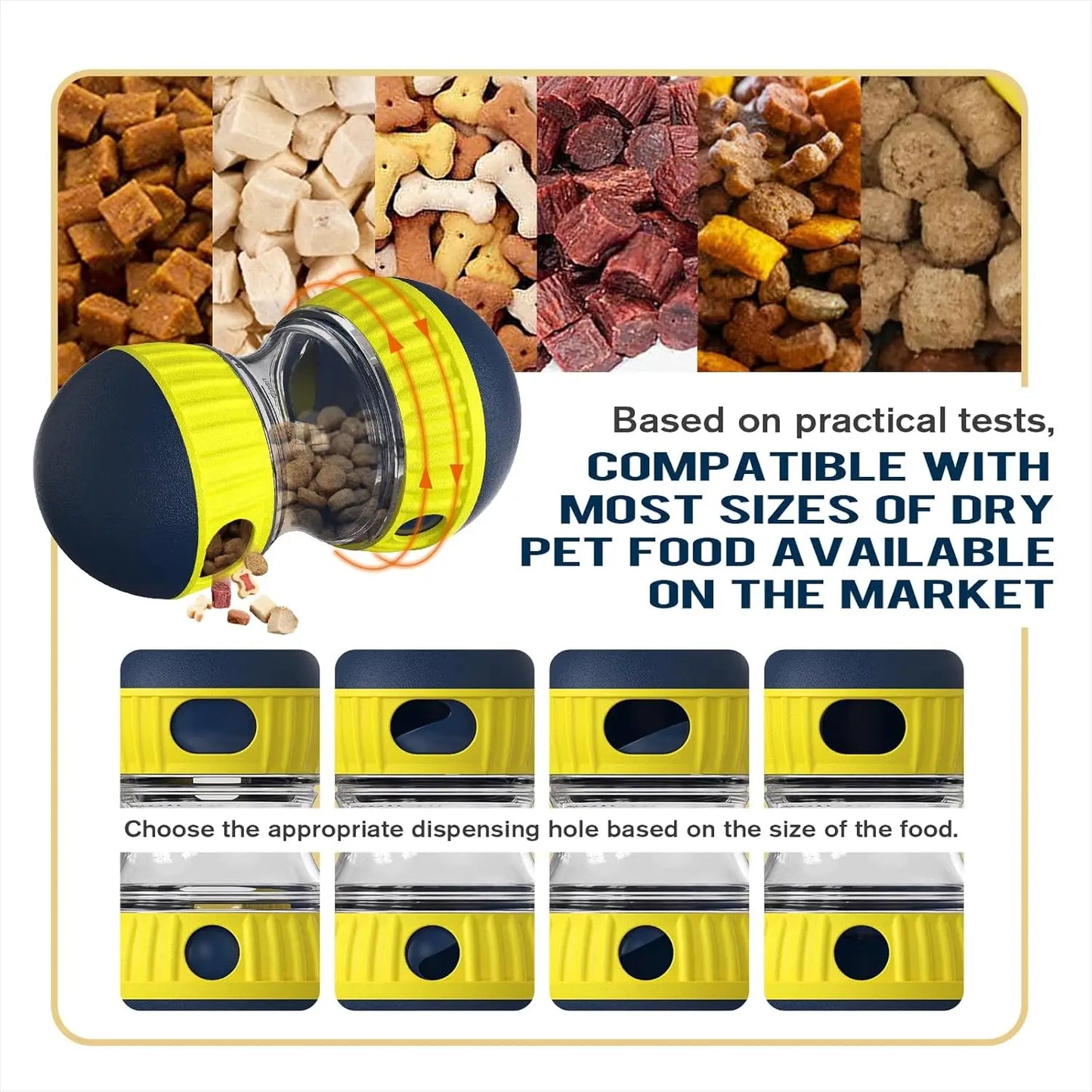 Dog Enrichment Treat Dispenser Ball Puzzle Toy For Dogs