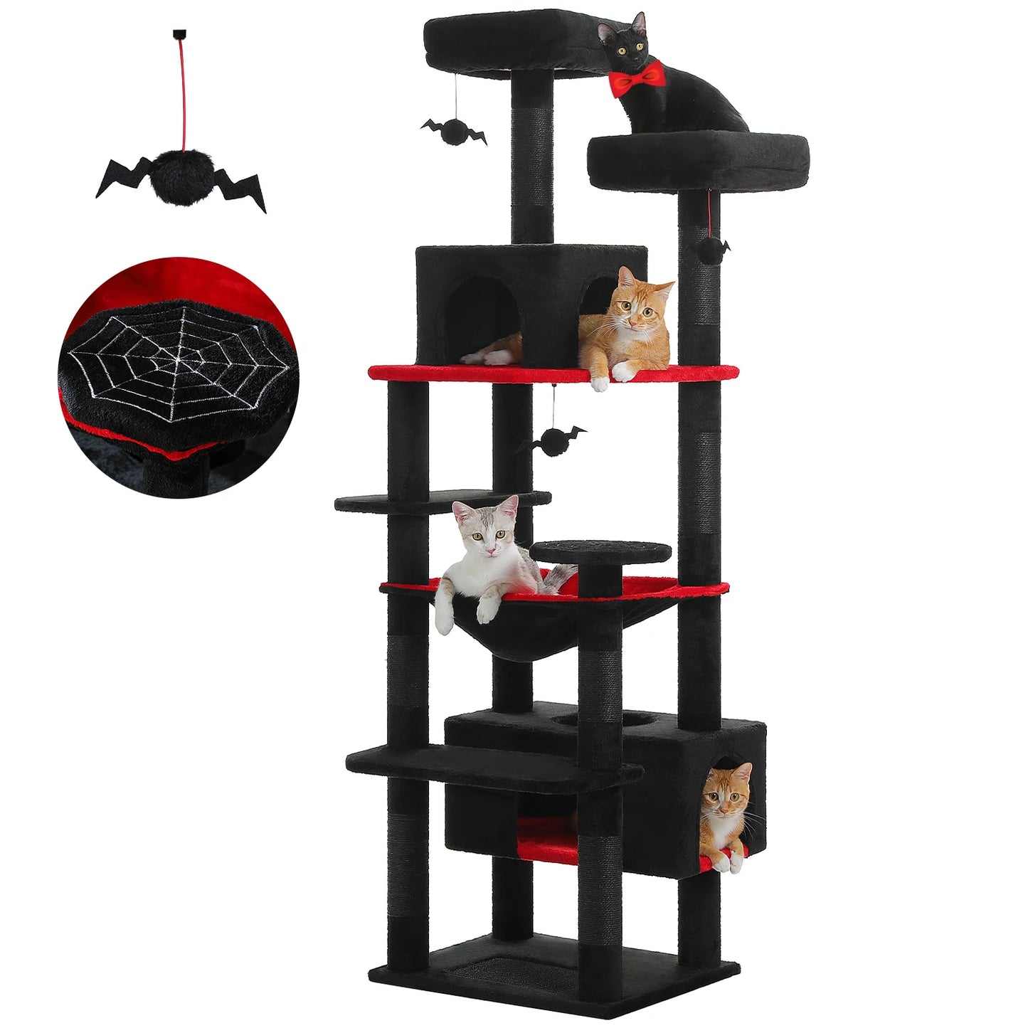 PAWZ Road Large Cat Tree Tower With Sisal Scratching Posts
