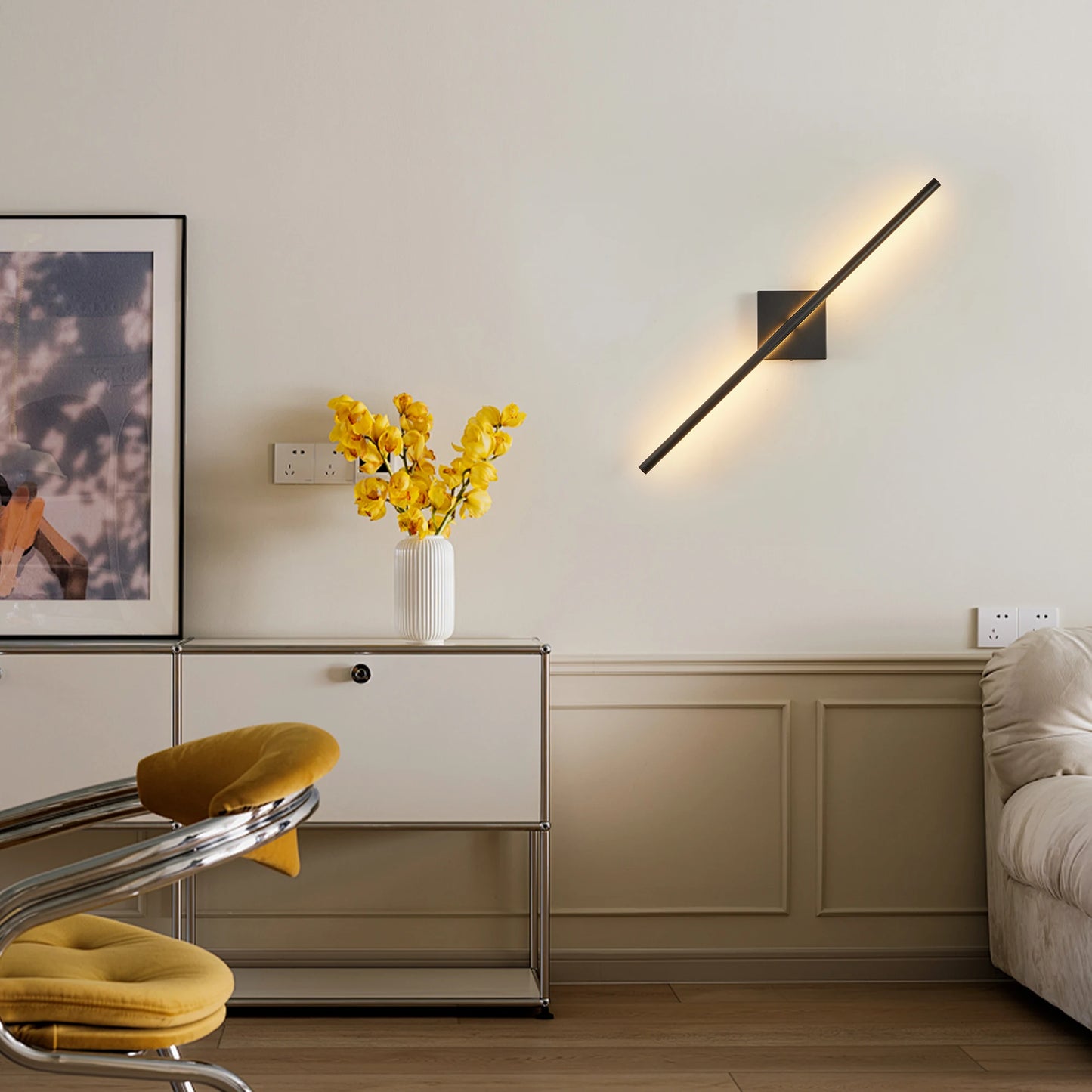 ARLGSITE Modern LED Wall Sconce Indoor Light Fixture Two Pack
