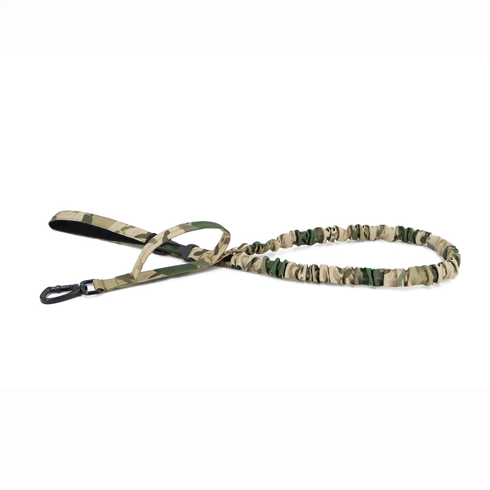 PETRAVELCN Military Dog Leash Adjustable Quick Release Dual Handles