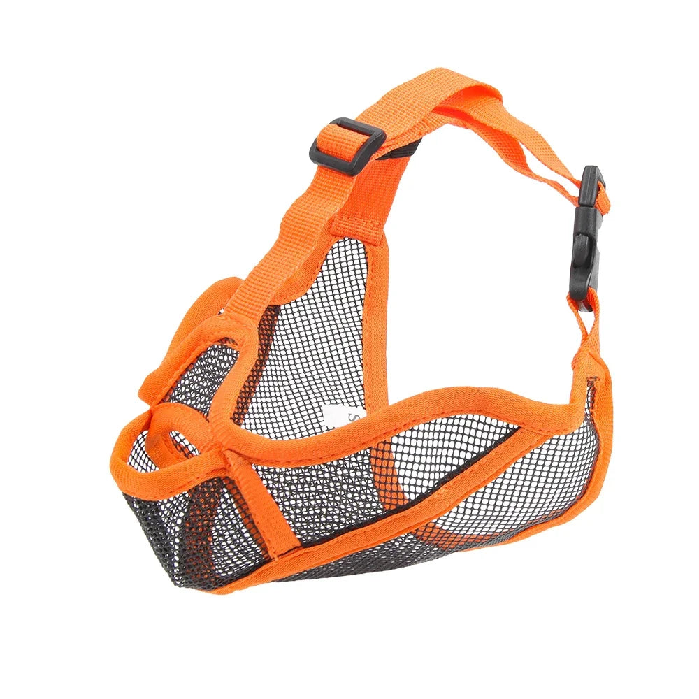 Dog Muzzle for Short Snouted Dogs Breathable Bark Control