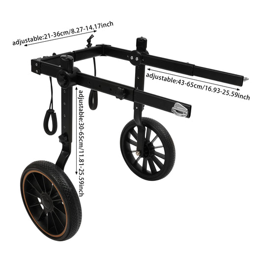 Pet Walking Aid Dog Wheelchair for Back Legs 65kg Load