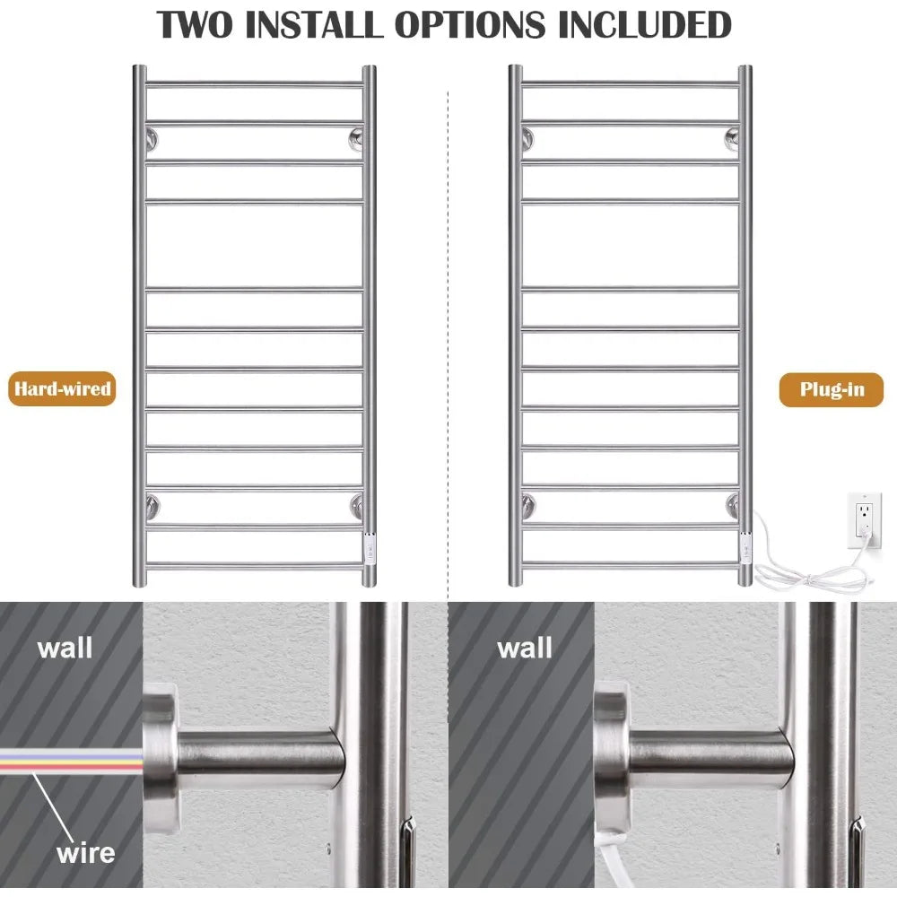 RBXC Towel Warmer Wall Mounted With Built In Timer