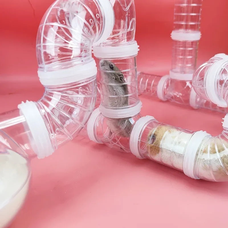 Hamster External Tunnel Tubing System for DIY Cage Setup