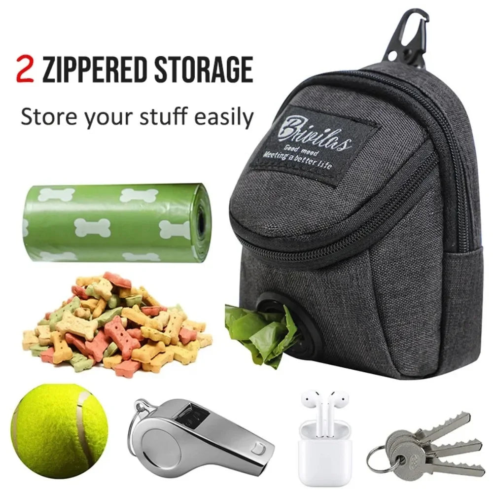 Moonbiffy Portable Dog Training Treat Bag Pouch For Walks