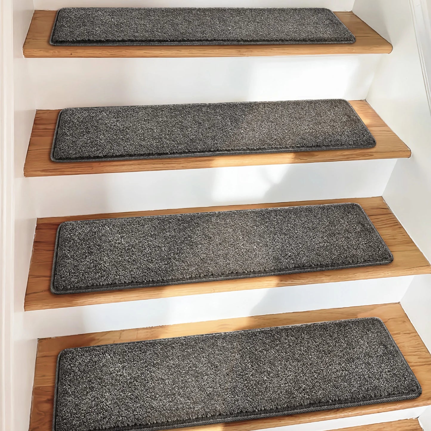 Non Slip Carpet Stair Treads Pet Friendly Indoor Protectors Washable