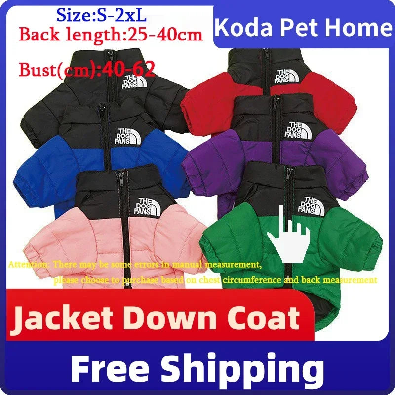 Trendy Embroidered Dog Coat For Autumn And Winter Wear