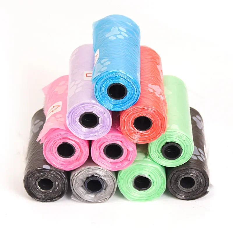 NONE Canine Poop Bag Rolls 15 Bags Per Roll Refill