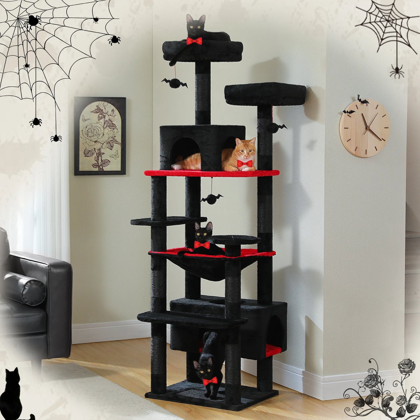 PAWZ Road Large Cat Tree Tower With Sisal Scratching Posts
