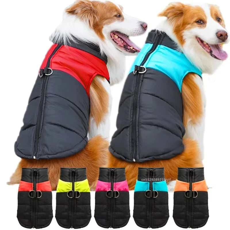 NONECN Waterproof Warm Dog Coat Padded Jacket For Outdoors