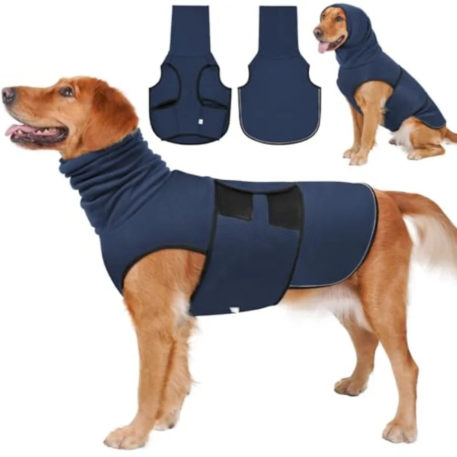 Dog Anxiety Vest With Hood Calming Shirt For Stress Relief